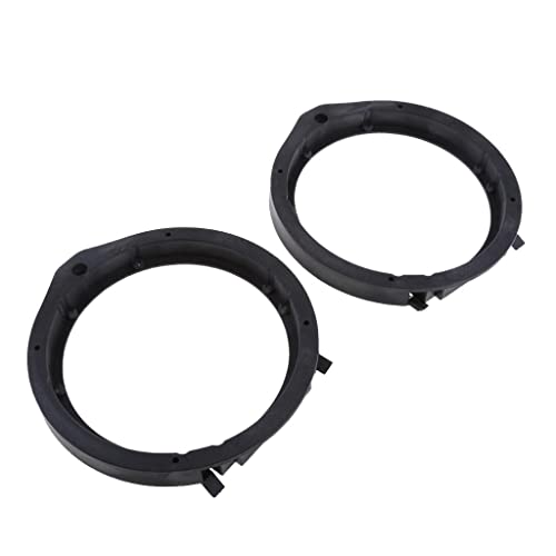 Gazechimp Universal 17mm Depth Plastic Ring Adapter/Spacer/Bracket for 145mm/5.7 inch - 168mm/6.6 inch Car Speakers (1 Pair)