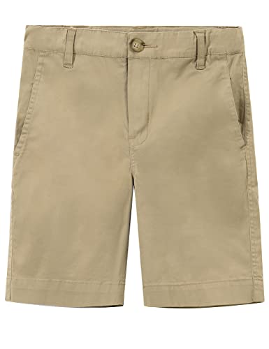 Pantalones cortos de chino con acabado premium en algodón para niños