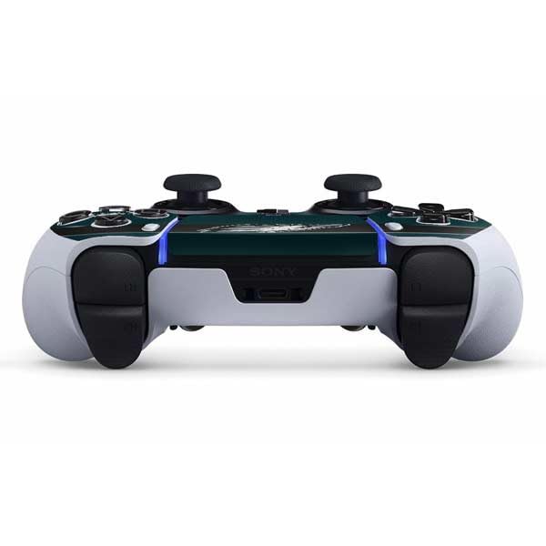 Skinit Decal Gaming Skin Compatible with PS5 DualSense Edge Pro Controller - Officially Licensed NFL Philadelphia Eagles Zone Block Design