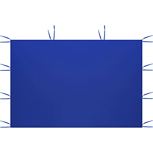 3M x 2M Panneaux latéraux pour tonnelle de Jardin,Panneau latéral de Gazebo pour Tente,Tonnelle Pliante Imperméable en Tissu Oxford 210D pour Tonnelle de Extérieur Fête (Style 1, Bleu)
