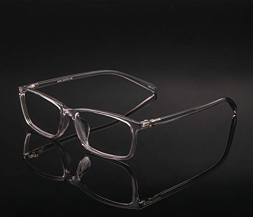 Image of Reading Glasses 1.25 Blue Light Blocking Reader Gaming Screen Digital Eyeglasses Anti Glare Eye Strain Transparent Lens UV Light Weight for Women Men