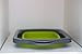 XL Large Kitchen Strainer by Comfify - Collapsible Silicone Over-The-Sink Colander with Extendable Handles - Use with Pasta, Fruit, Berries & Veggie - 6 Quart - Green