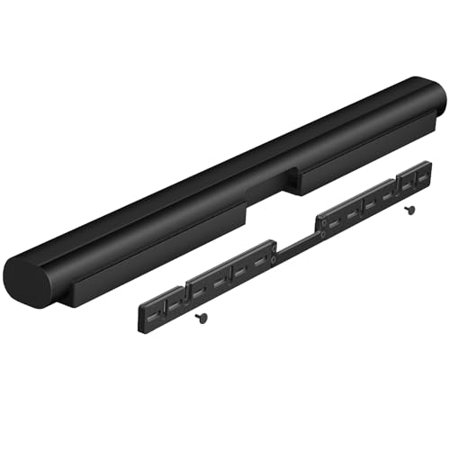 TNP Wall Mount Compatible with Sonos Arc Ultra and Sonos Arc Soundbar - Hidden Floating Soundbar Bracket Under TV Steel Hanging Mounting Hardware Kit Easy Install Black
