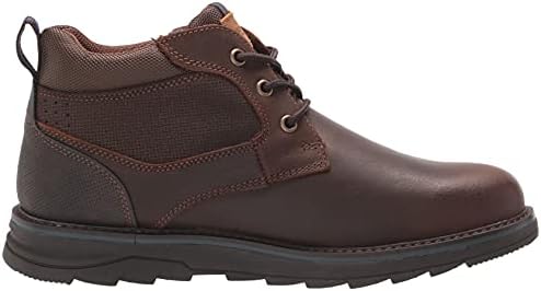 Nunn Bush Men's Luxor Plain Toe Chukka Boot with Comfort Gel and Memory Foam Ankle, Brown Crazy Horse, 8 X-Wide | Image 5
