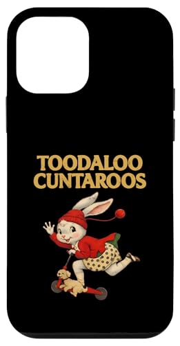 Toodaloo Cuntaroos Funny Sarcastic Retro Humor Bunny Meme �X�}�z�P�[�X iPhone 12 mini �p