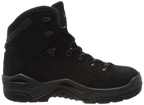 LOWA RENEGADE Work GTX black Mid S3S CI, Sicherheitsschuhe für Herren, leicht, Stahlkappe, Obermaterial: Leder + Textil, Innenfutter: GORE-TEX, Gr. 45