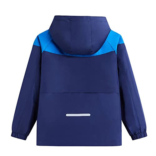 MGEOY Kids Rain Jackets Waterproof with Hood Lightweight Rain Coats for Girls Boys2