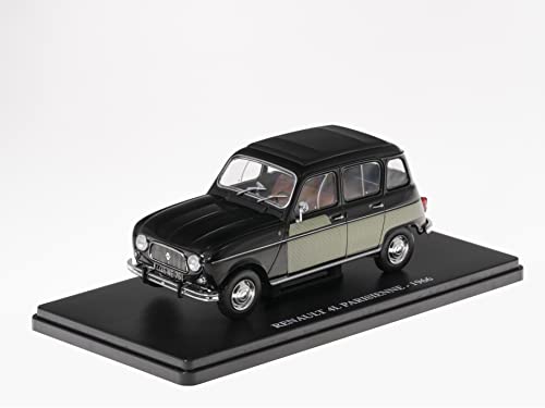 OPO 10 - Collection Miniature car 1/24 Compatible with Renault 4L Parisienne - 1966 - VC009
