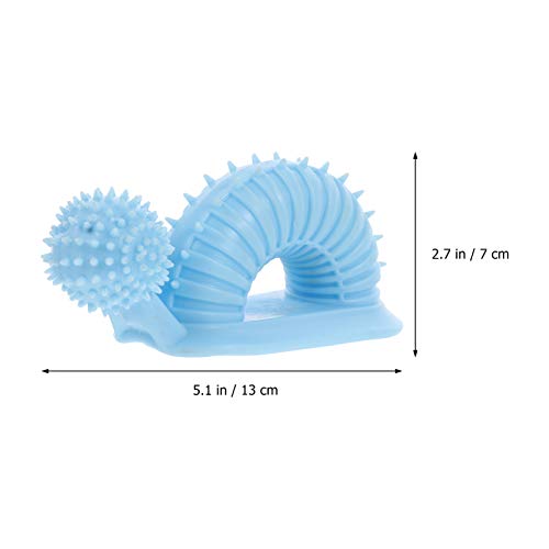 UKCOCO Brinquedos para Mastigar Cachorros Em Forma de Caracol Cachorro Escova de Dentes Brinquedos B