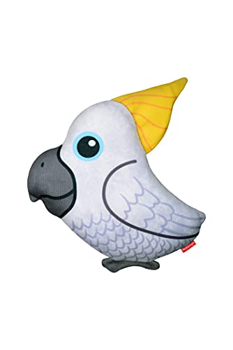 Red Dingo Durables Craig The Cockatoo Plüschtier für Hunde, sehr langlebig