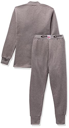 THERMOCOT Thermal Top and Bottom Set for Boys in Cotton Blend | V-Neck Winter Wear Warms Upper and Lower Set | Full Sleeves and Snug Fit | Top and Bottom Set Brown - Image 2 thumbnail