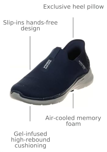 Image of Skechers Men's Slip-ins: GO Walk 6 - Easy On Slip-On Walking Sneakers