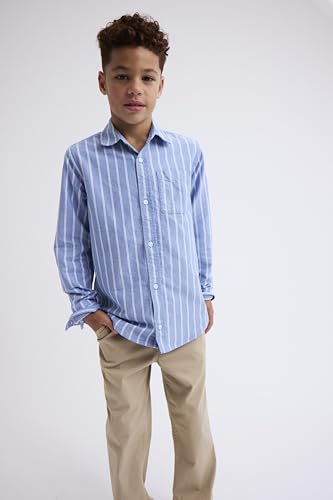 Image of The Children's Place Boys Long Sleeve Oxford Button Down Shirt