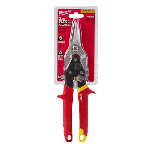 MILWAUKEE ELEC Tool 48-22-4530 Snips Strt Serrated 10L