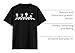Peanuts T-Shirt Men's Abbey Road Crossing Black and White Graphic Print Tee (Small)