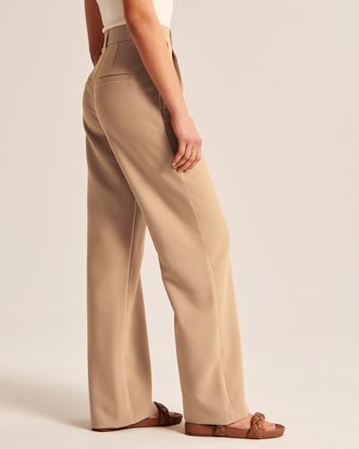 Image of FNOCKS Women's Sloane Tailored Trouser Pant -Wide Leg