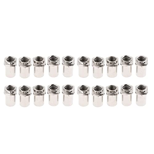 Fancyes 20 Pieces Drum Lug Swivel Nuts Drum Set Replacement Parts Floor Drum