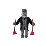 Skibidi Toilet Titan Plush, 11.8' Upgraded Titan TV Man Toilet Bosses Plushies Toys for Fans and Friends Beautifully Plush Doll Gifts (Upgraded Titan TV Man) *97* (Color : B, Size : 30cm/11.8in)