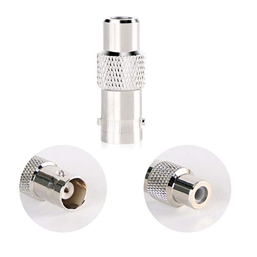 Adaptador Conector BNC Macho a RCA Hembra 10 unidades miniatura 4