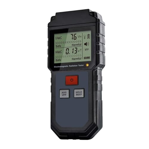 ET825 EMF メーター電磁放射テスター、ハンドヘルドデジタル LCD EMF 検出器、家庭用 EMF 検査に最適なテスター 速い正確