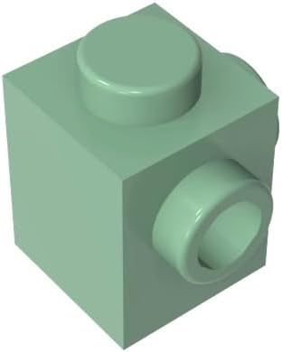 Gobricks GDS-1046 Brick Special 1x1 with Studs on 2 Adjacent Sides 50PCS Compatible with Lego 26604 6175968 6187572 MOC Components for Major Brick Brands Color:Blue 23