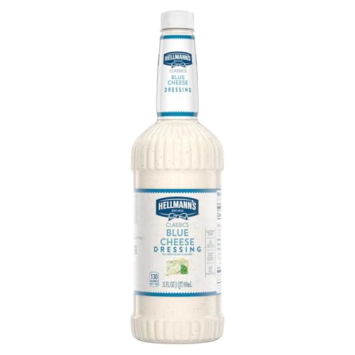 Hellmann's Classics Blue Cheese Dressing, 32 Fluid Ounce, Real Blue Cheese