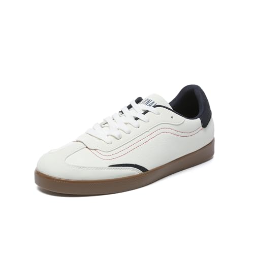 Bernal Men's Fashion Sneakers Low Top Walking Travel Shoes Daily Comfortable Casual Lace-up Non Slip Tennis Sneakers School Gymnastics Skate Court Shoes