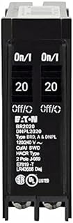 BR2020 BR 2-20 Amp 120-240V Single Pole Tandem Non-CTL Circuit Breaker.