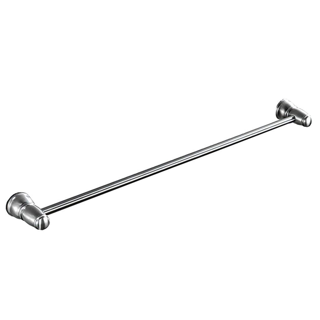 304 Stainless Steel Towel Bar Solid Round Base Towel Rails Wall Mounted For Bathroom Or Kitchen Brushed Finish