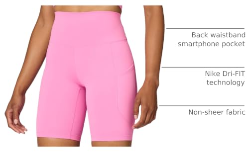 Image of Nike Women's One High-Waisted 8 inch Bike Shorts With Pockets