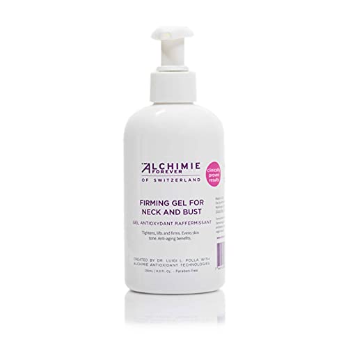 Alchimie Forever Firming Gel For Neck And Bust | Tightens, Lifts and Firms. Evens Tone | 8 Fl Oz
