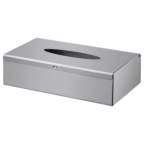 Amazon｜IKEA イケア ティッシュボックス ステンレススチール/壁