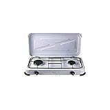 Cocina a gas 2 fuegos con tapa