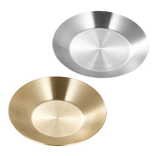 OFFSCH 2pcs Side Dish Bowls Sauce Dishes for Serving Appetizers Rustproof Kitchen Parties and Gatherings