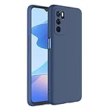 Cresee Coque Oppo A16 / Oppo A16s, avec Protection Caméra, Couche Intérieure Douce, Etui Housse TPU Mince Souple Anti-Rayures Antichoc Case pour Oppo A16/A16s, Bleu