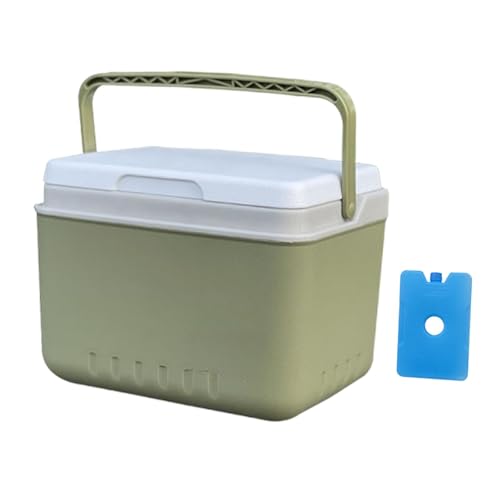 Milageto Nevera portátil con Aislamiento y asa, Ideal para Bebidas, a Prueba de Fugas, Ideal para Viajes, Camping y comestibles.