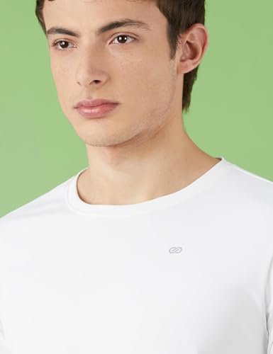Image of Amazon Brand - Symbol Men's Solid Active Regular Fit Sports T-Shirt | Round Neck | Half Sleeve (Available in Plus Sizes)