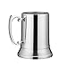 Edelstahl Bierkrug, Doppelbiergläser aus Edelstahl, Bar- und Hotelbedarf, Cocktailgläser, Gekühlte Säfte, Kaffee und Bier, Verdickter Griff für Mehr Stabilität (450ml)