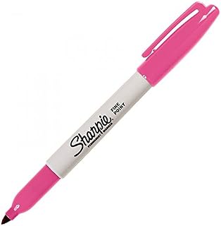 Sharpie Fine Point Permanent Marker Pink Fine Tip - Permanent Markers (Pink, Fine Tip, Multicoloured, Fine, Metal, Paper, Plastic, AP)