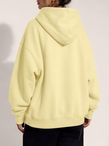 Image of Trendy Queen Women Oversized Hoodies Fall Outfits | Gentle Skin Feel, Aesthetic Drop Shoulder, Large Kangaroo Pocket, Seamless Daily Outfit Match