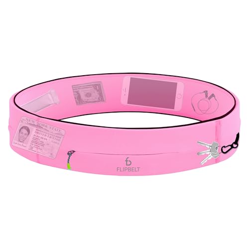 Image of FlipBelt Zipper Running Belt, Waist Pack for Fitness and Running, US Company