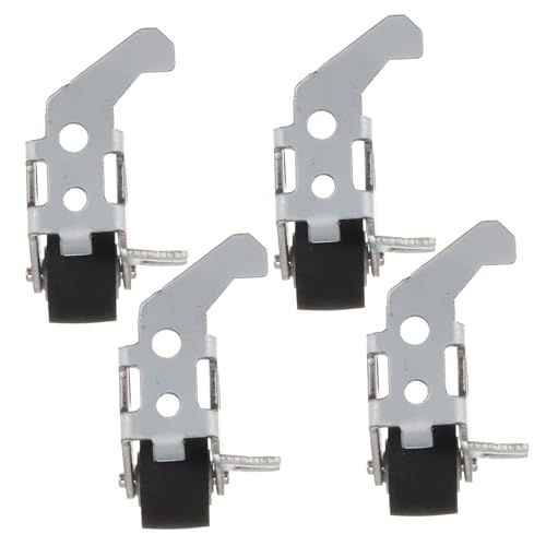 Yardwe 4 Piezas rodillo de presión de la grabadora Accesorios para grabadoras de audio Repuesto de rodillo de presión para grabadoras de cassette reemplazo ruedas de servicio pesado polea