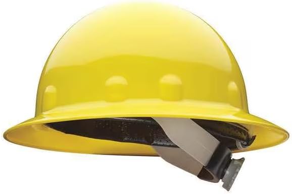 Hard Hat, Thermoplastic, 8 Point Swing Ratchet, Type 1, Class E, Yellow, Mfr: E1SW02A000-A