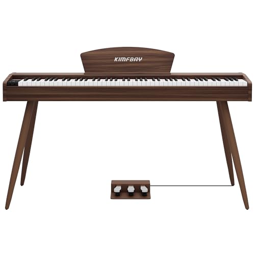 専用yumi様❣️新品❣️電子ピアノ ブラウン ハンマーアクション 88鍵盤木製 Amazon | KIMFBAY 電子ピアノ 88鍵盤 ハンマーアクション鍵盤 木製