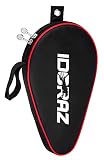Idoraz Ping Pong - Funda para Pala de Ping Pong - La Mejor Funda para Raqueta de Tenis de Mesa - Bolsa de Material Impermeable, Single Paddle