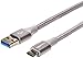 Price comparison product image Amazon Basics Double Braided Nylon USB Type-C to Type-A 3.1 Gen 1 Cable | 3 m, Silver