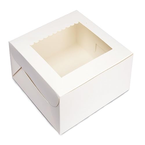 Cake Boxes - Pack of 25 - Display & Sell Desserts -1 Cake Boxes - Pack of 25 - Display & Sell Desserts -1