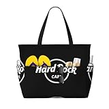 ビーチバッグ ハードロックカフェ トートバッグ プールバッグ 手提げバッグ ビーチ ジム 銭湯 大容量 丈夫 おしゃれ