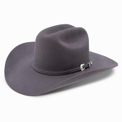 RESISTOL Tucker 3X Wool Felt Cowboy Hat Granite Grey