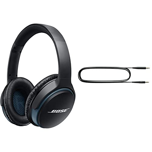 Bose ® SoundLink around-ear kabellose Kopfhörer II schwarz & SoundLink Ersatz-Audiokabel für Around-Ear drahtlos Kopfhörer II schwarz